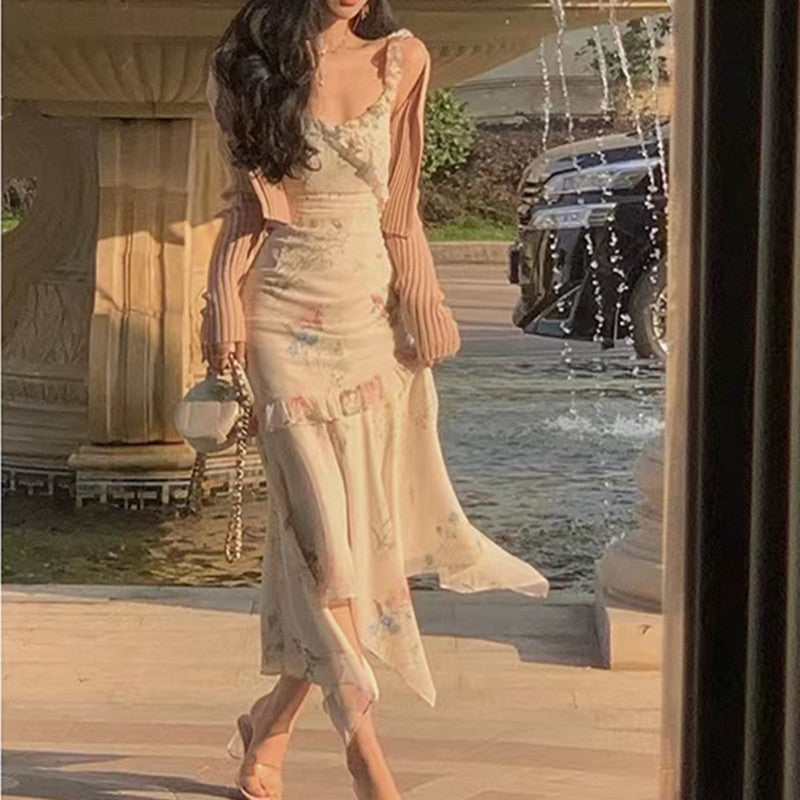 Robe blanche d'été amincissante pour femme, tailles S-XL
