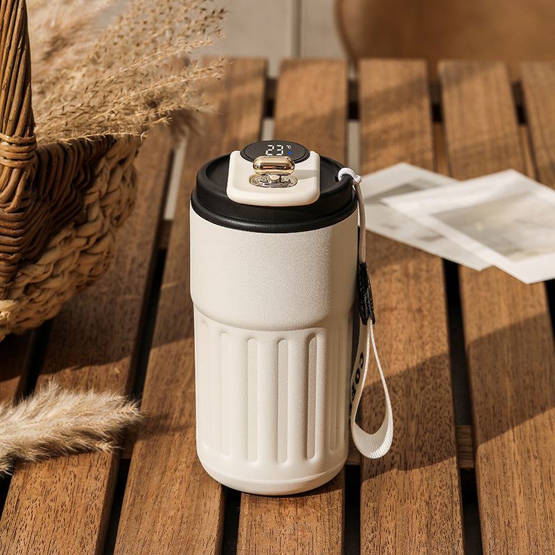 Smart Thermal Bottle 450ML with Temperature Display – Hot & Cold Insulated