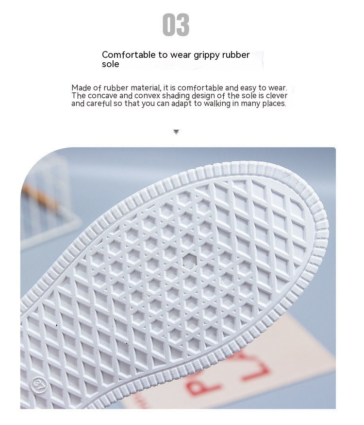 Casual Sports Leather Summer White Sneakers