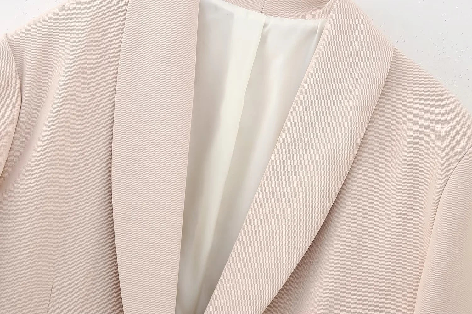Women's Feather-Decorated Straight Suit Coat - All-Match Fashion