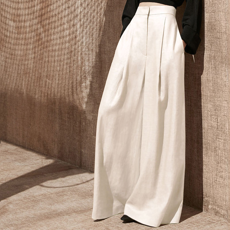 Winter Thin High Waist Casual Pants Mop The Floor