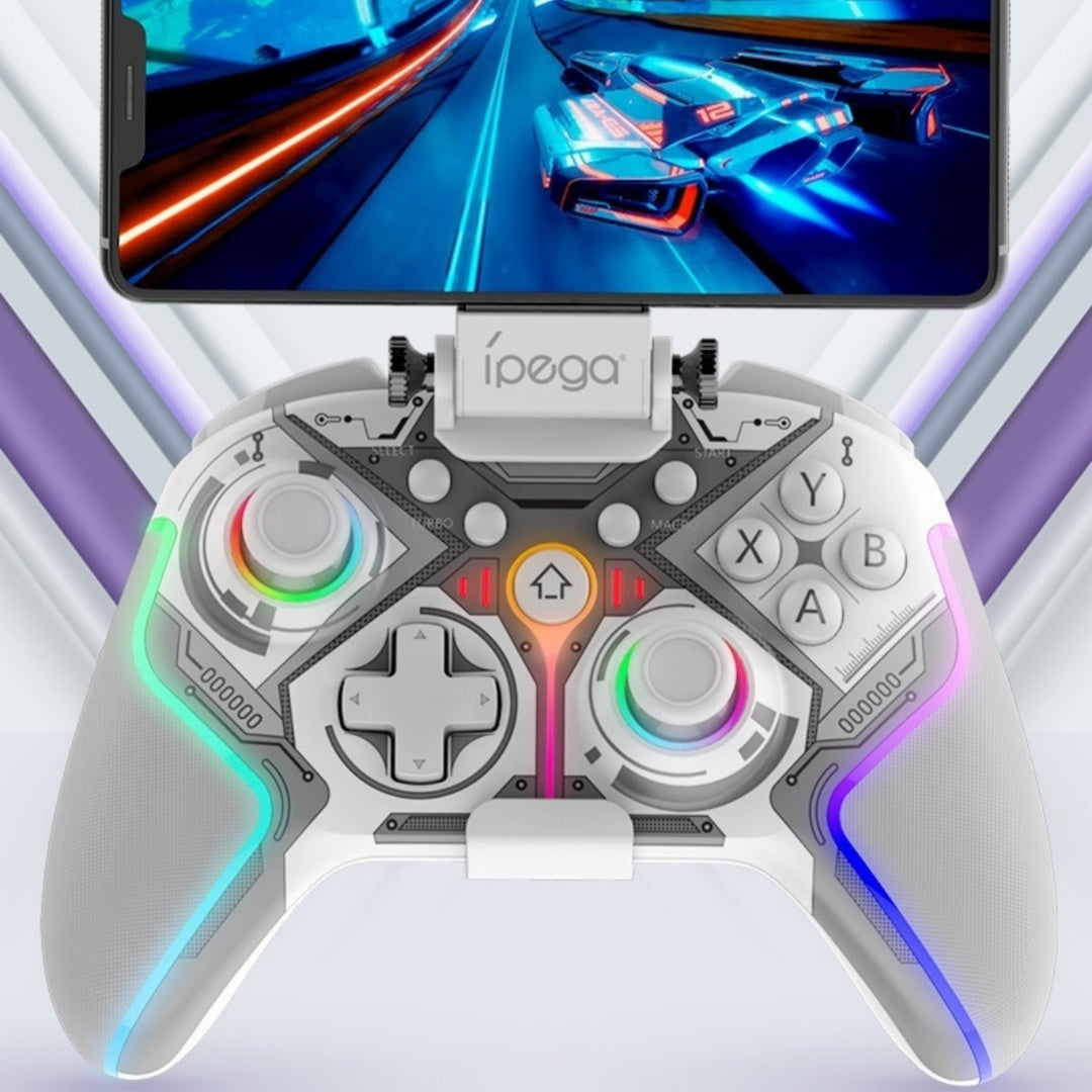 Simple Home Bluetooth Wireless Game Controller with RGB Light and Turbo Function