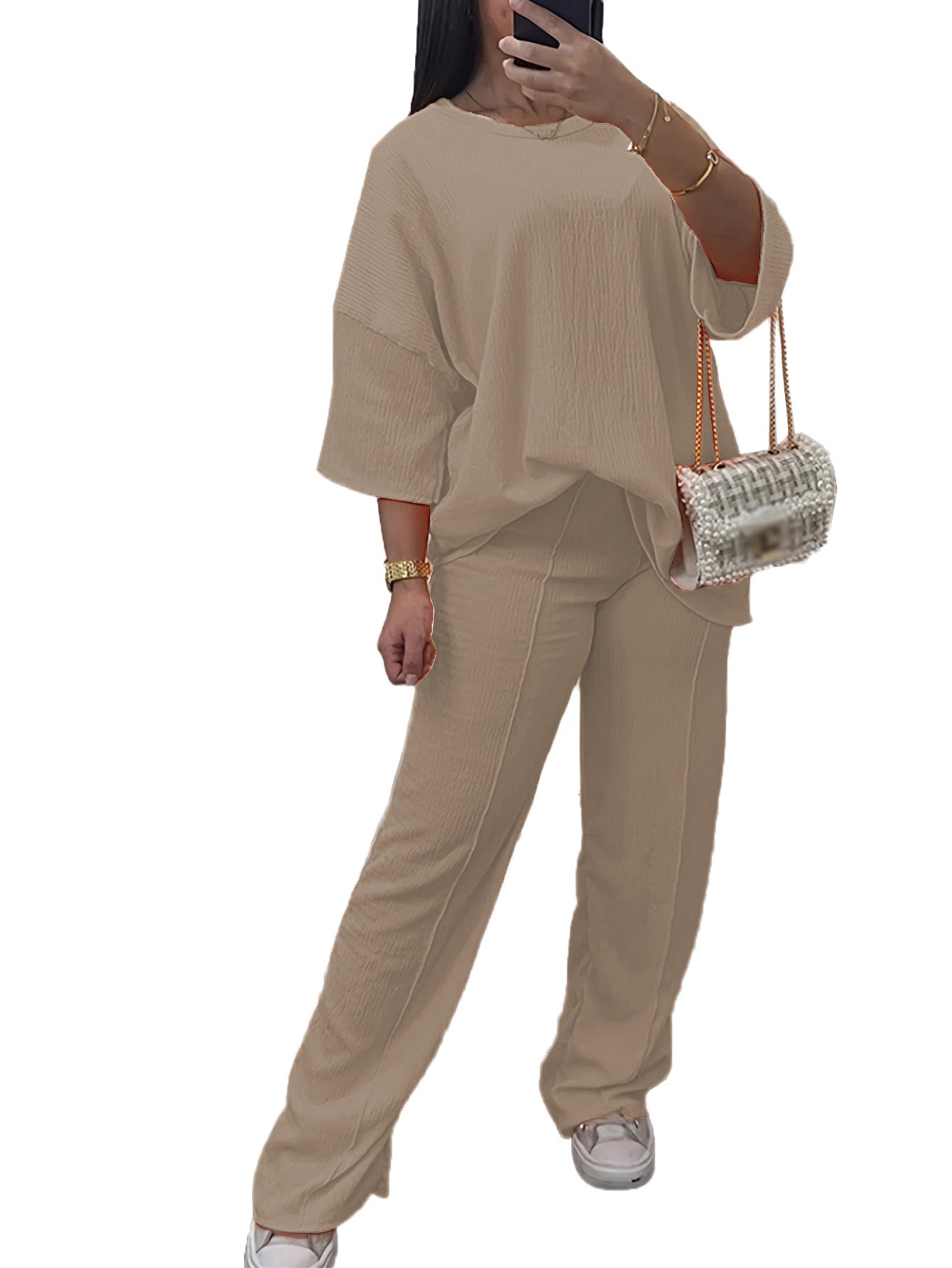 Large Size Casual Suit Women's Clothing