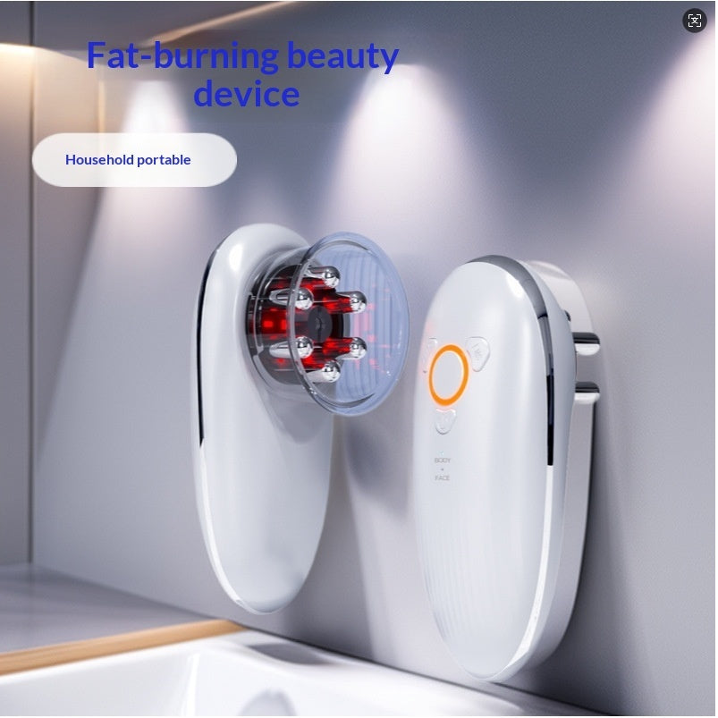 White USB Microcurrent Electric Gua Sha Cupping Beauty Tool
