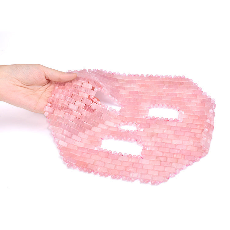 Masque facial en jade pour massage et soin du visage 28x21cm