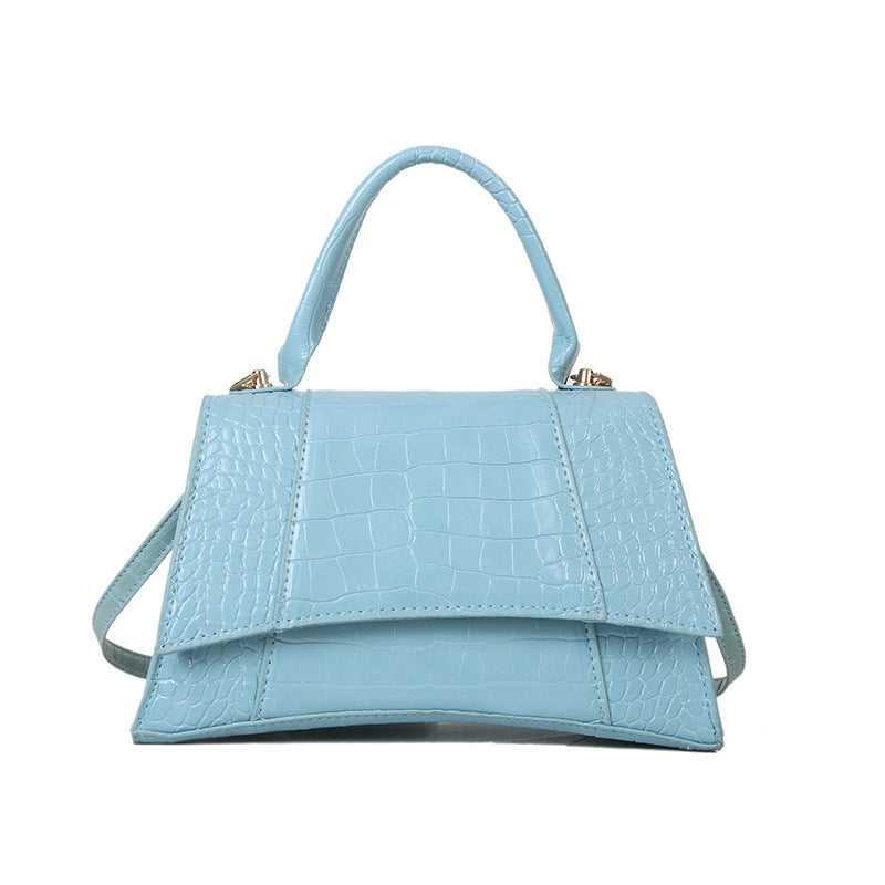 Popular Women's Shoulder Crossbody Handbag with Crocodile Pattern