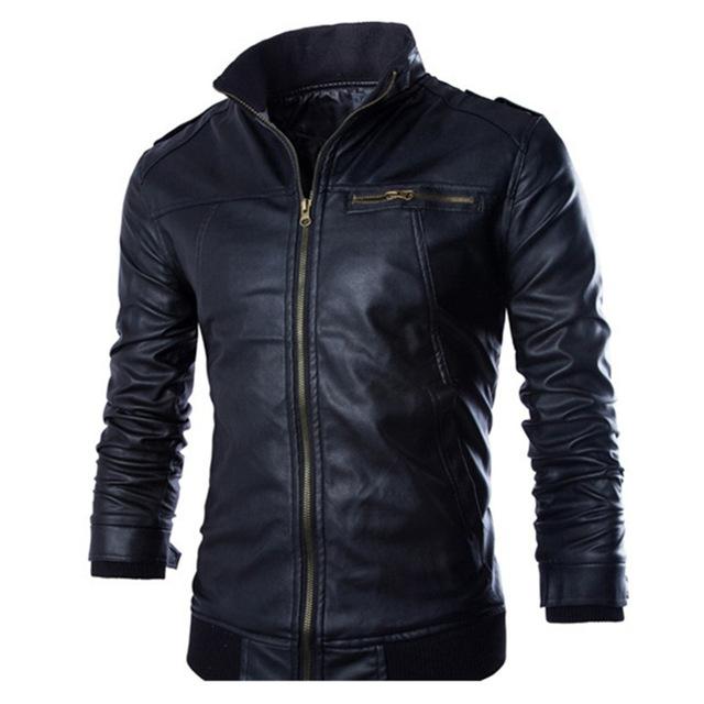 Motorcycle Artificial Leather Jackets with Polyester Lining