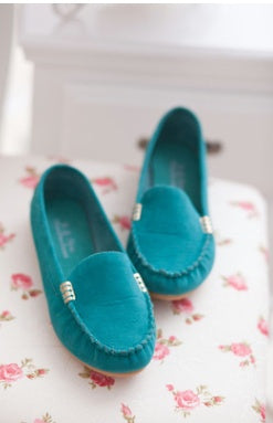 Spring and summer flat shoes Peas shoes casual women's shoes driving shoes Mom shoes a pedal