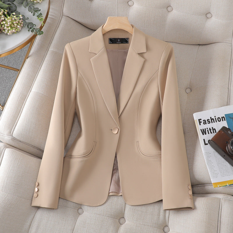 Veste de tailleur slim décontractée pour femme