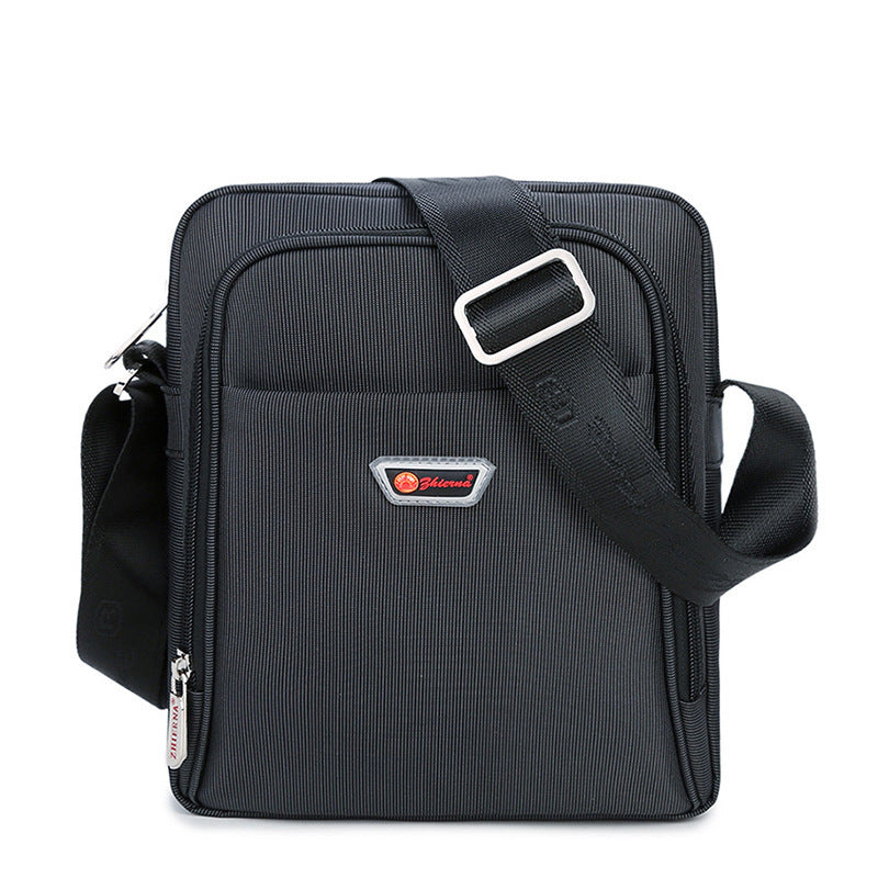 Sac bandoulière messager en toile Oxford pour homme, 10 pouces, taille moyenne