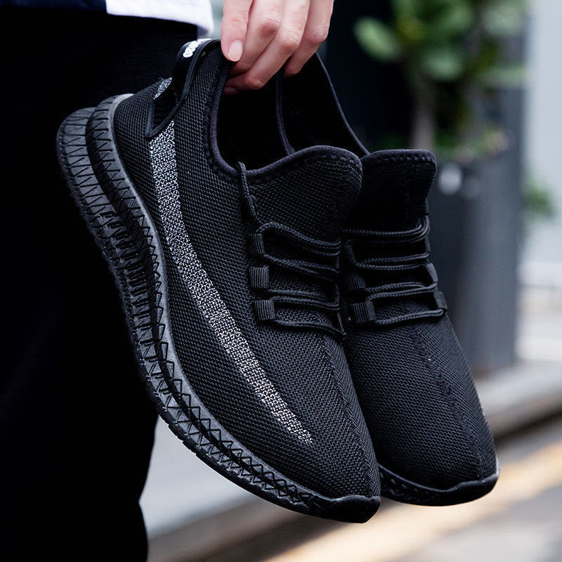 Spring & Autumn Canvas Sports Shoes with Letter Pattern