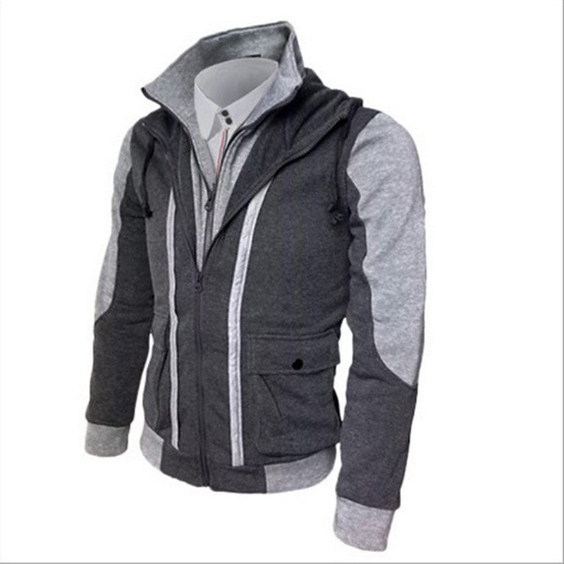 Casual Men’s Slim Fit Cotton Lined Hooded Jacket Coat