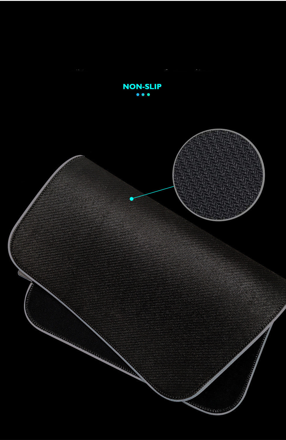 Tapis de souris gaming lumineux RVB Symphony