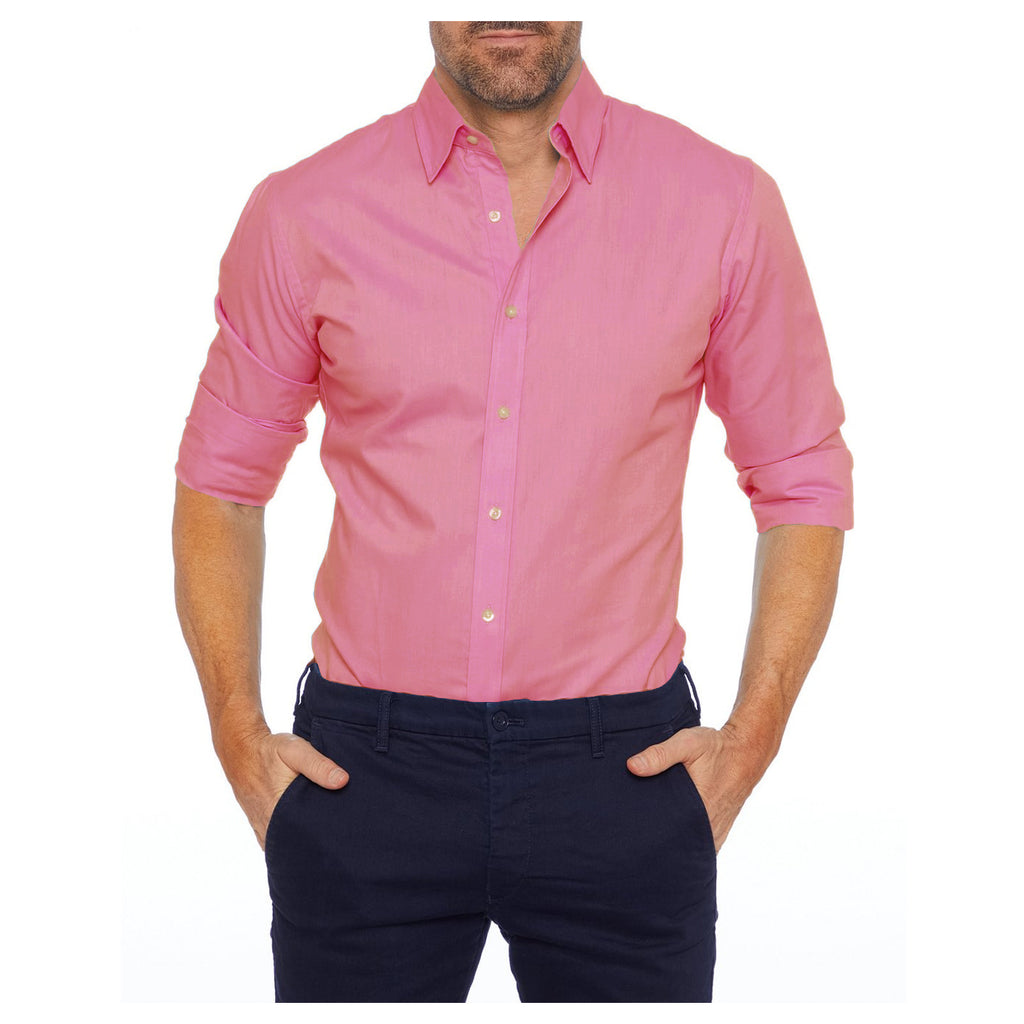Men's Summer Long Sleeve Solid Color Button Cardigan