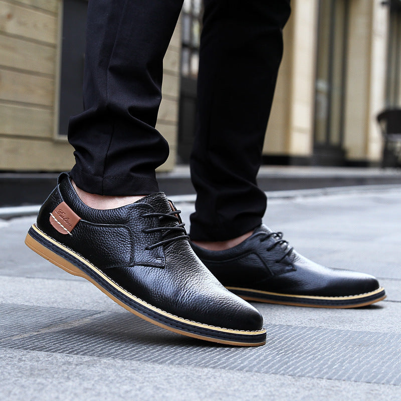 Men's British Casual Business Oxford Dress Shoes