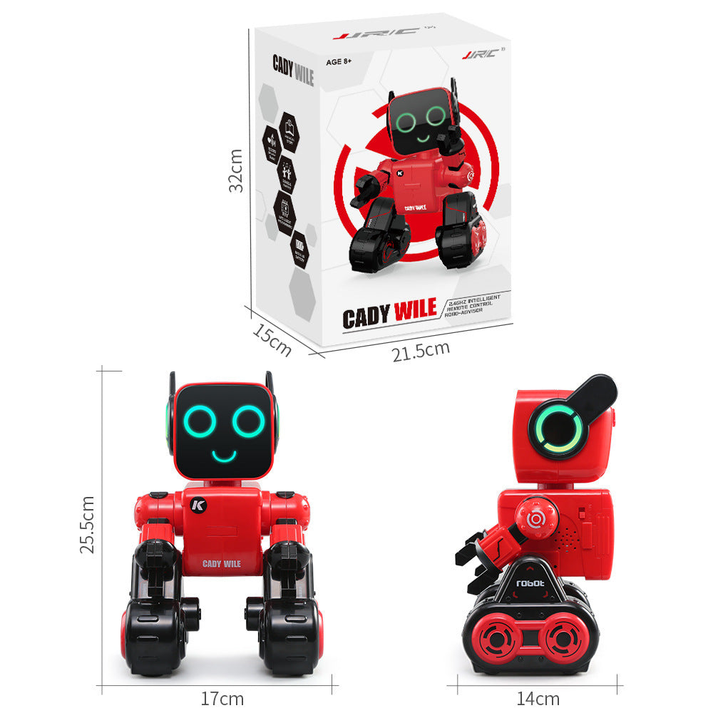 Intelligent Remote Control Robot with Voice Activation and RGB Lights
