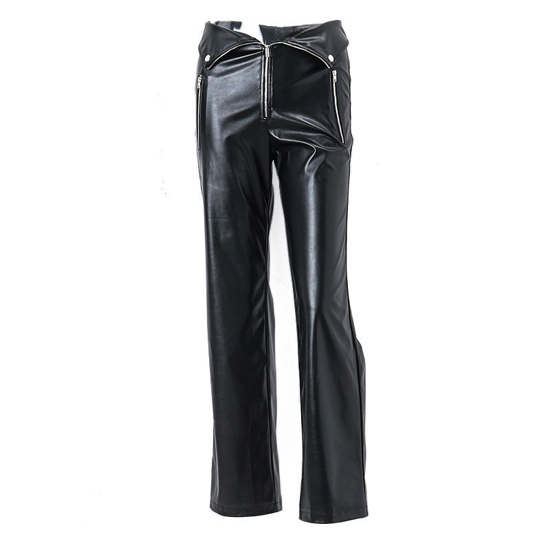 Women's High Waist Loose Straight Wide Leg Pants