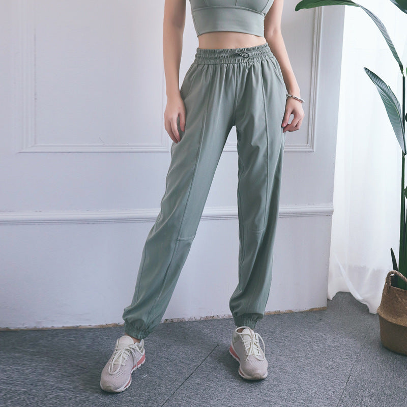 Pantalon Ample Décontracté en Polyester Respirant