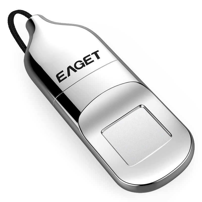 محرك أقراص فلاش USB معدني مشفر ببصمة الإصبع 32 جيجابايت 64 جيجابايت USB 2.0