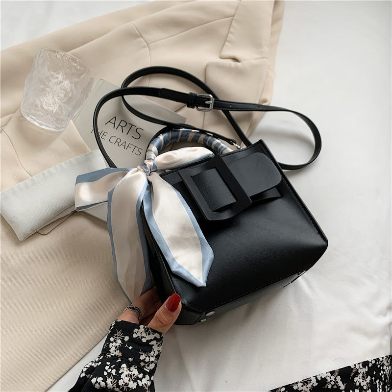 Sac bandoulière en PU Shang Baihuai pour femme - Couleur unie tendance