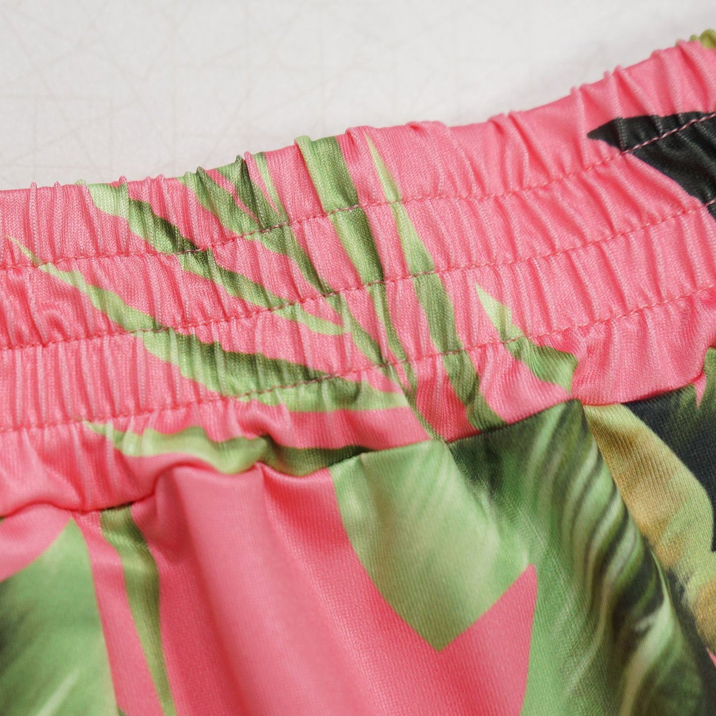 Ensemble deux pièces décontracté imprimé, pantalon large asymétrique à une épaule