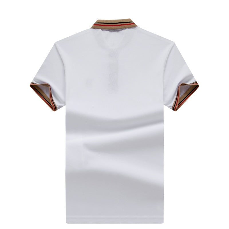 T-shirt d'été à manches courtes en mélange de coton pour hommes