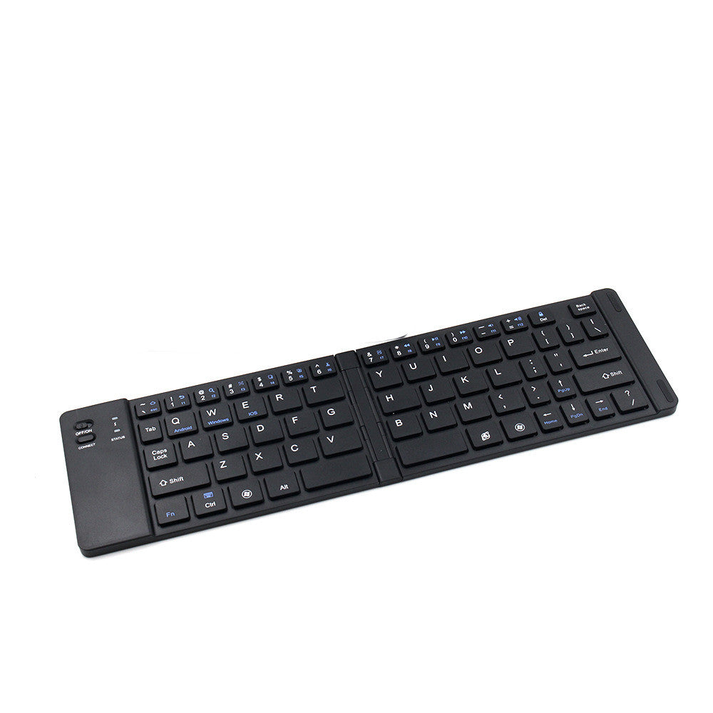 Foldable Metal Bluetooth Wireless Keyboard Compact & Portable