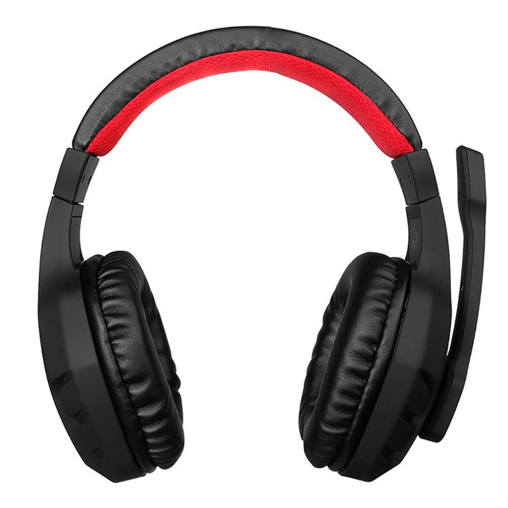 Casque de jeu PS4 filaire stéréo avec basses et microphone pour PC et TV