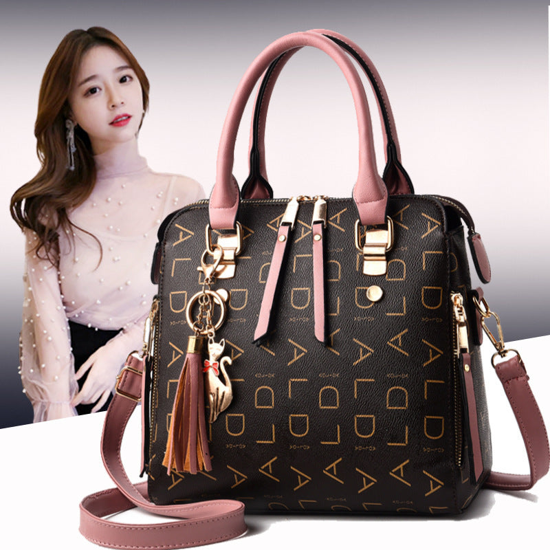 Sac bandoulière sauvage en PU avec pampille