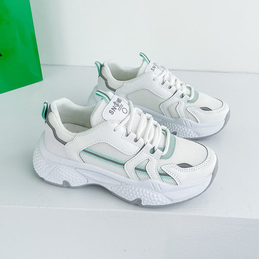 Breathable Mesh Casual Sports Platform Shoes
