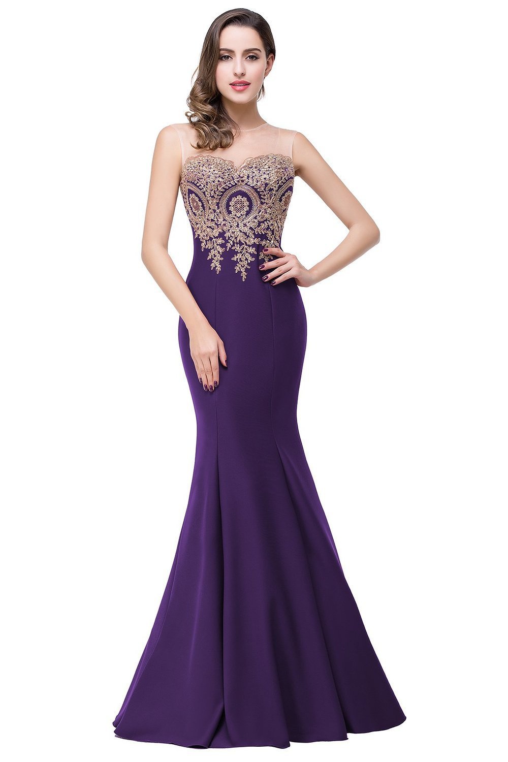 Fishtail Bride Toast Costume Polyester Fiber