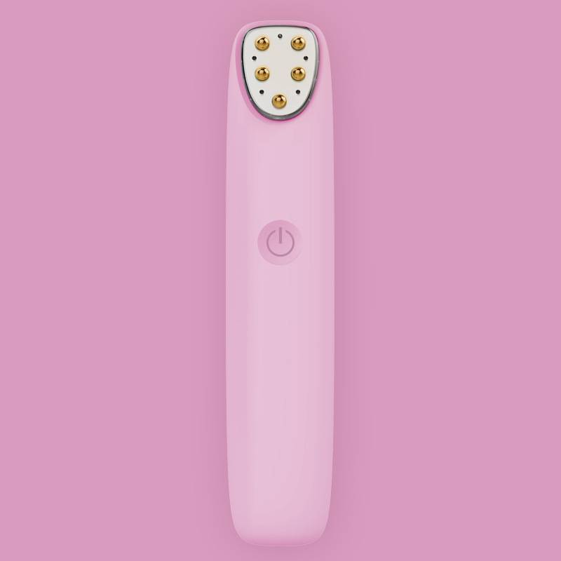 Portable RF EMS Red Light Eye & Face Vibration Massager for Wrinkles & Dark Circles