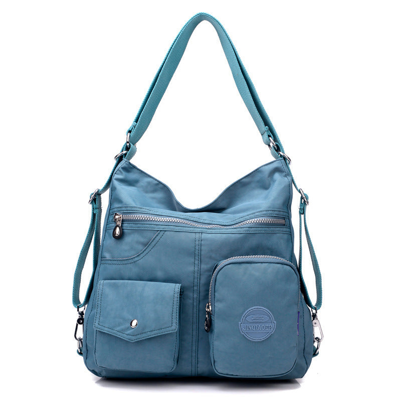 Sac fourre-tout de luxe en nylon imperméable pour femme, grand sac à bandoulière
