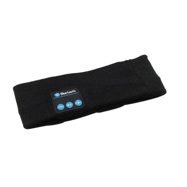 Wireless Bluetooth Music Headband with Built-In Mic and Rechargeable Battery