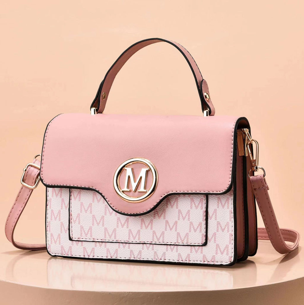 Sac à bandoulière imprimé pour femme - PU, plusieurs coloris, 22x16x8cm