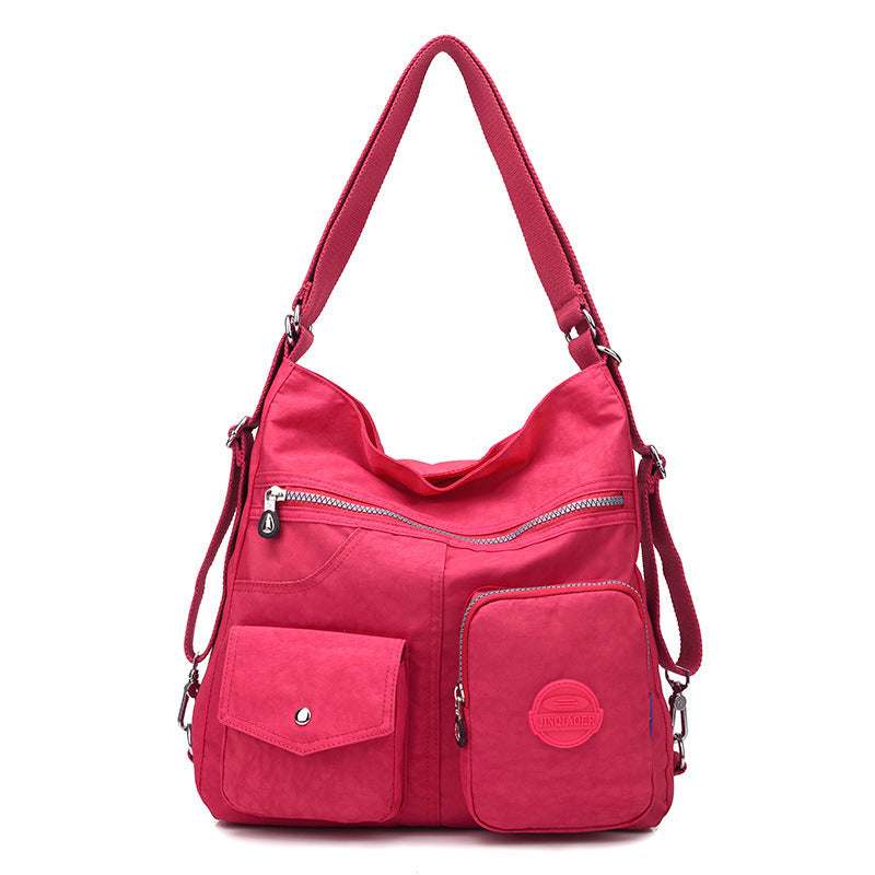 Sac fourre-tout de luxe en nylon imperméable pour femme, grand sac à bandoulière