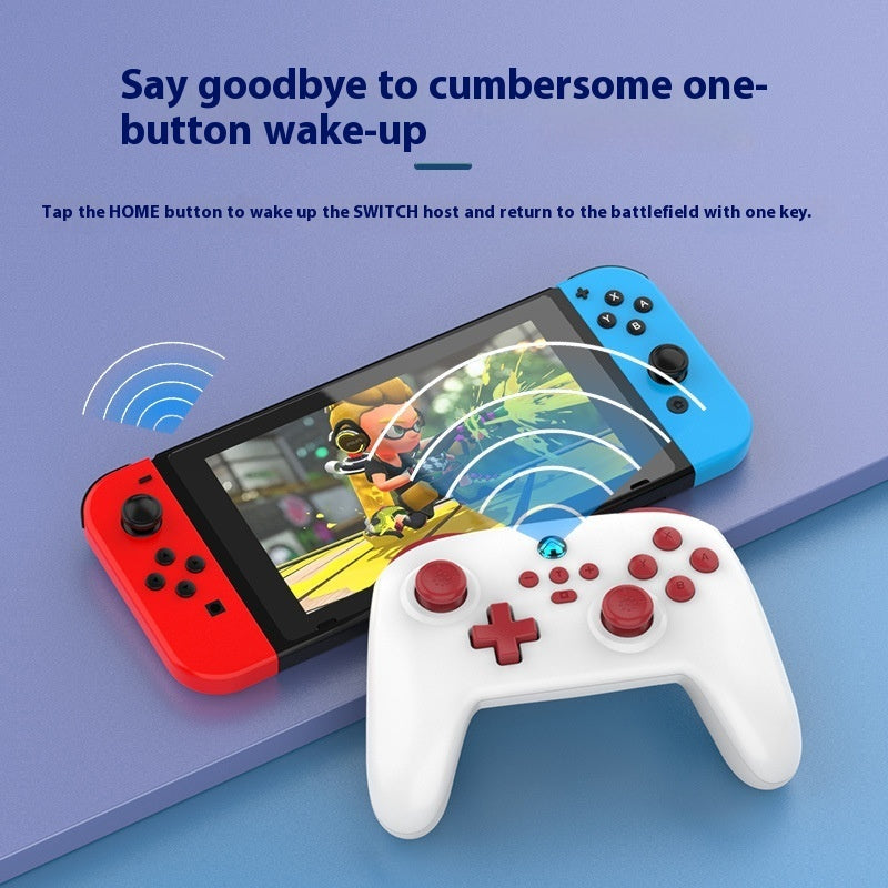 Wireless Bluetooth Game Controller with Six-Axis Sensor for Switch, PC, Android, iPhone