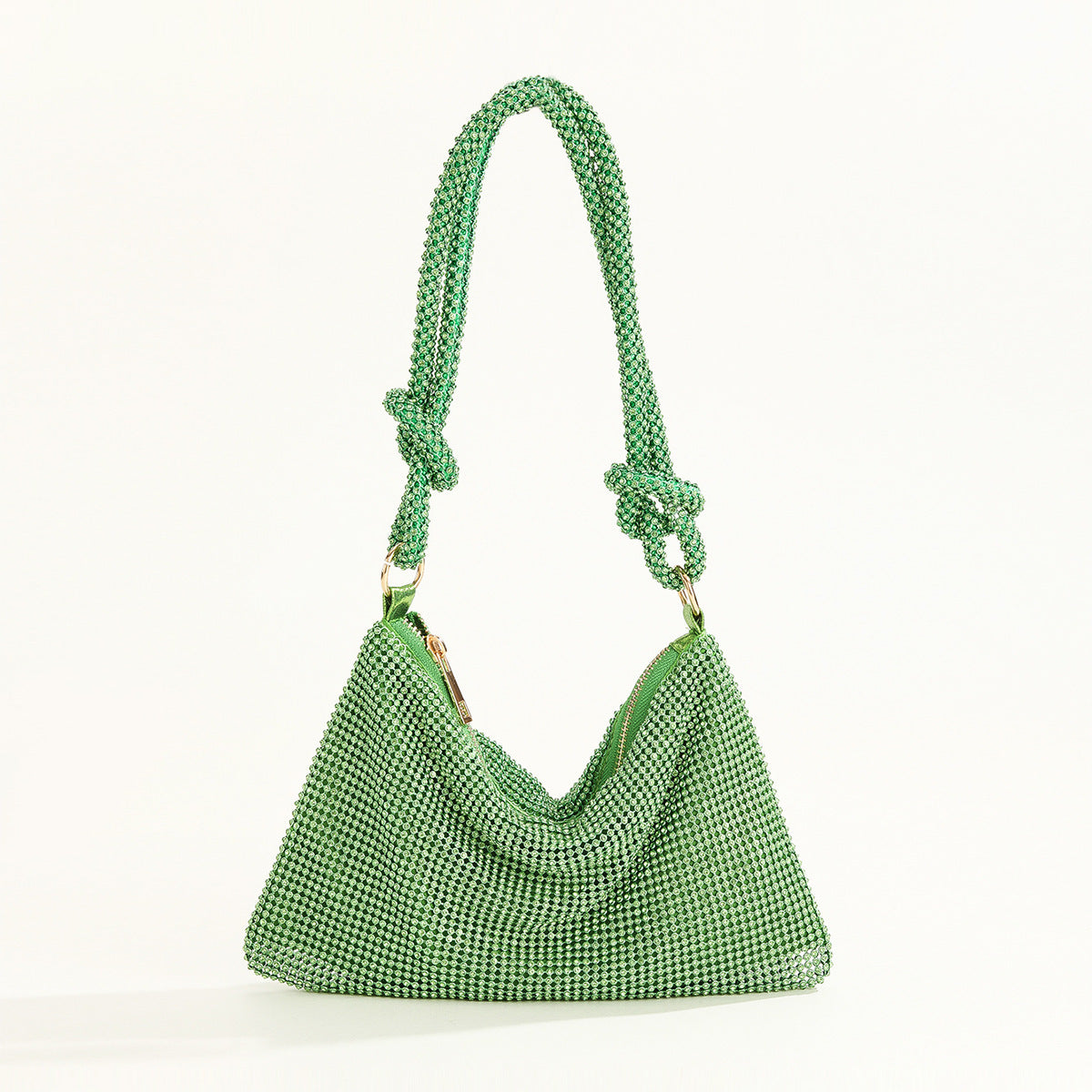 Pochette de soirée pour femme incrustée de strass et diamants, 26x16cm, Plusieurs coloris