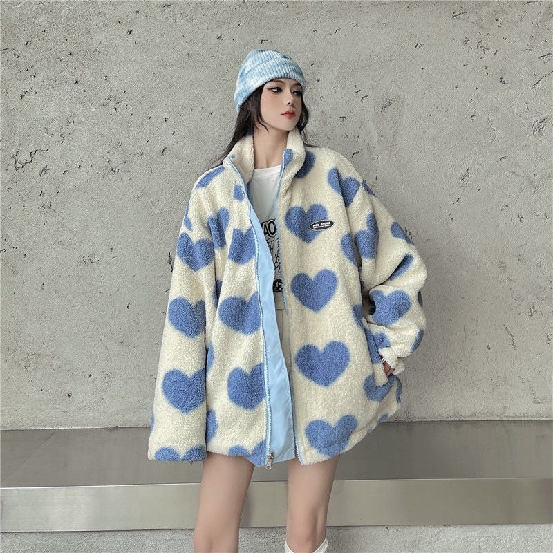 Love Lamb Reversible Fleece-Lined Cotton-Padded Coat