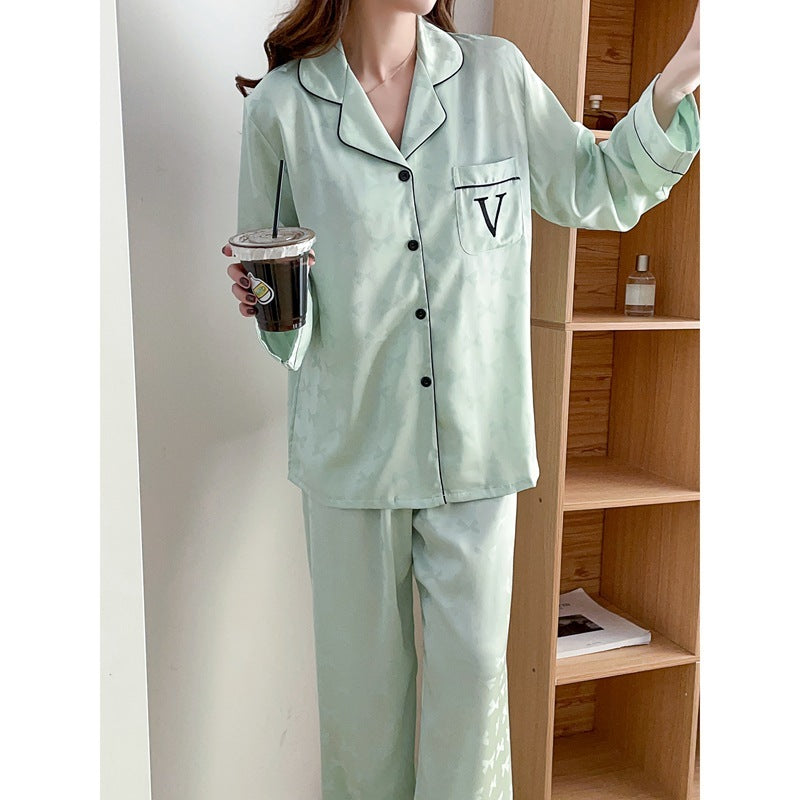 Ladies Sweet Ice Silk Pajamas