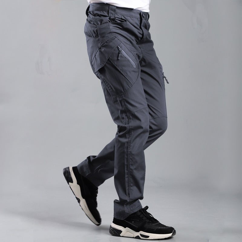 Loose Multi-pocket Pants Overalls Multi-pocket Outdoor Military Fans