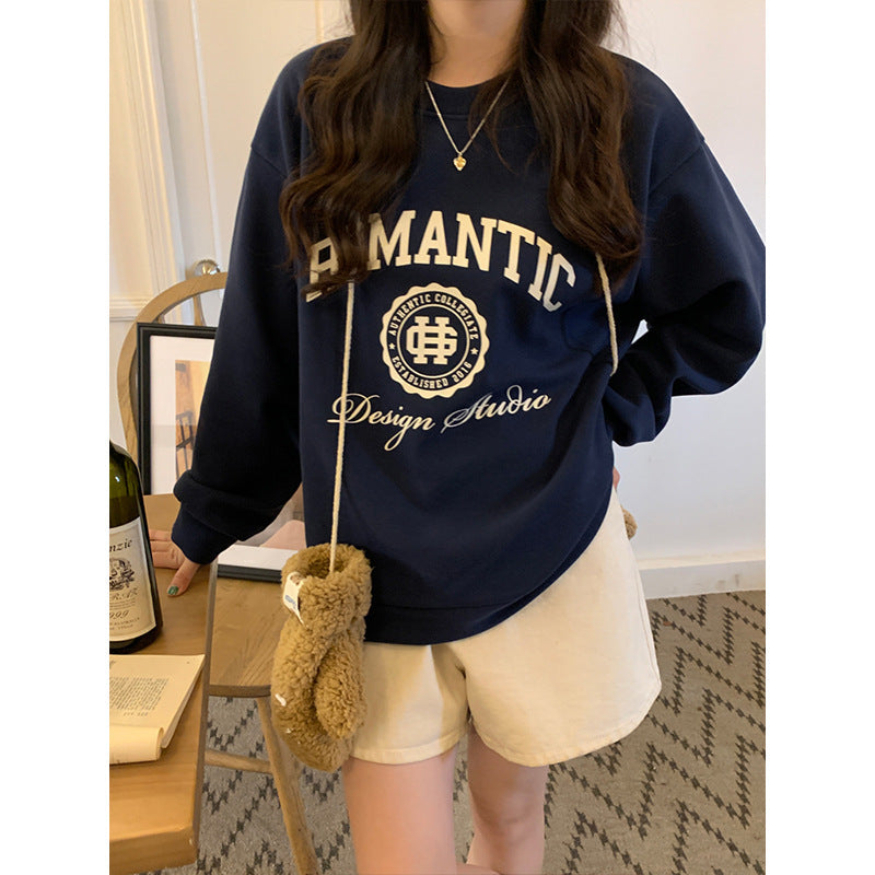 Women's Fashion Casual Loose Slimming Printed Top