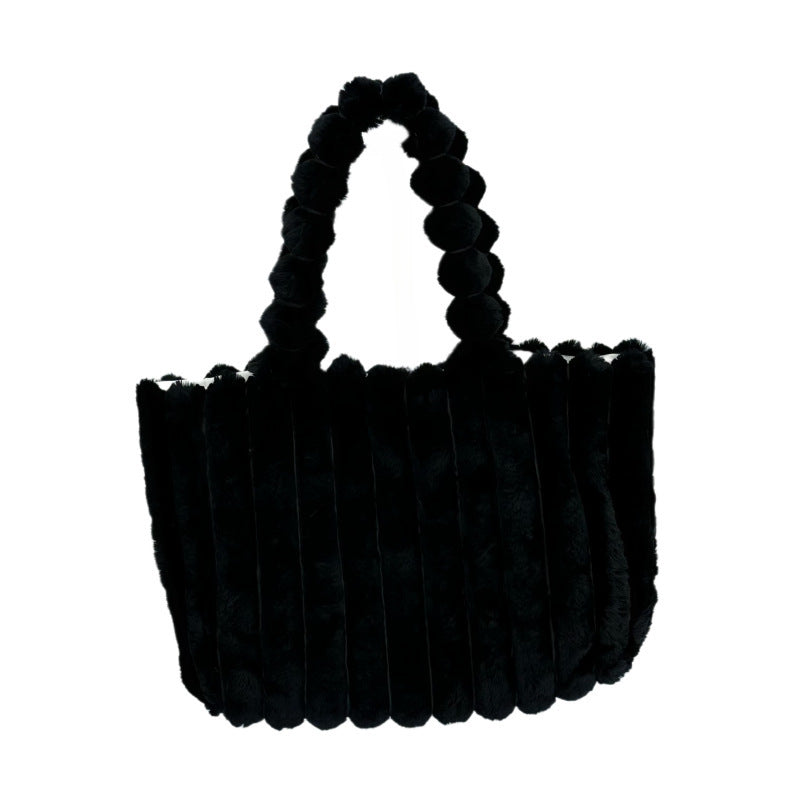 Women's Plush Fur Crossbody Bag - All-Matching Colors