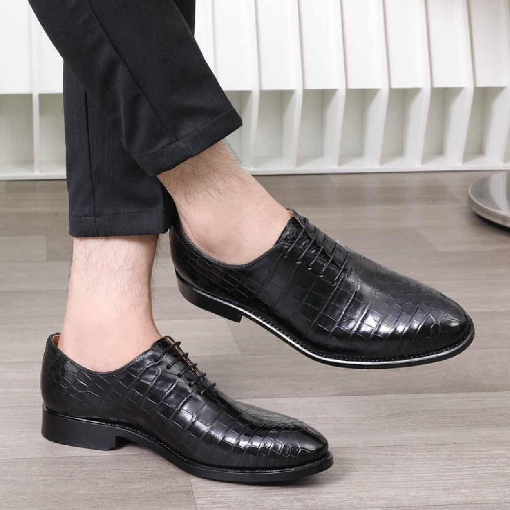 High-End Genuine Leather Men's Shoes in Black & Brown