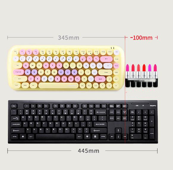 Office Mini Wireless 2.4G Keyboard and Mouse Set
