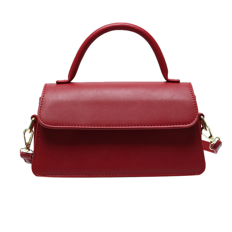 Ins Small Square PU Shoulder Messenger Bag