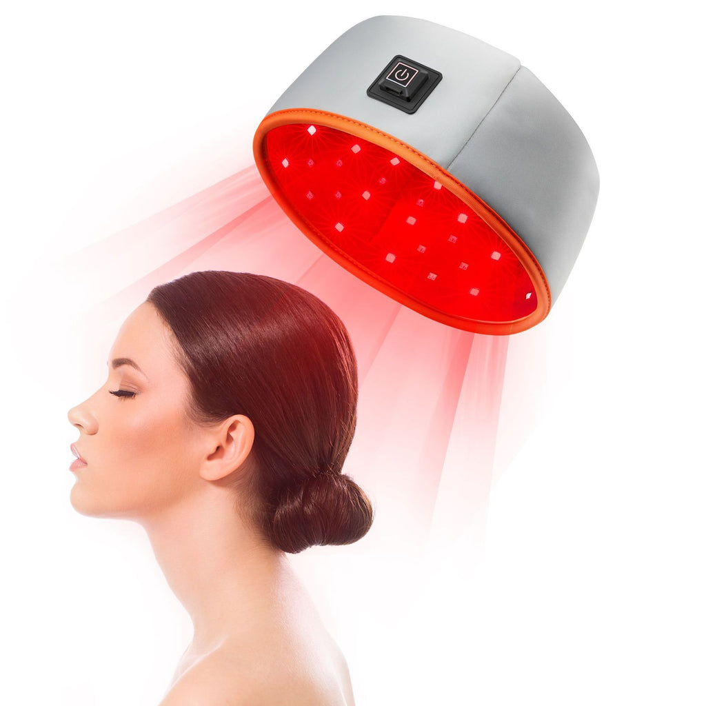 Infrared Red Light Hair Growth Cap with 3 Pulse Gear Adjustment