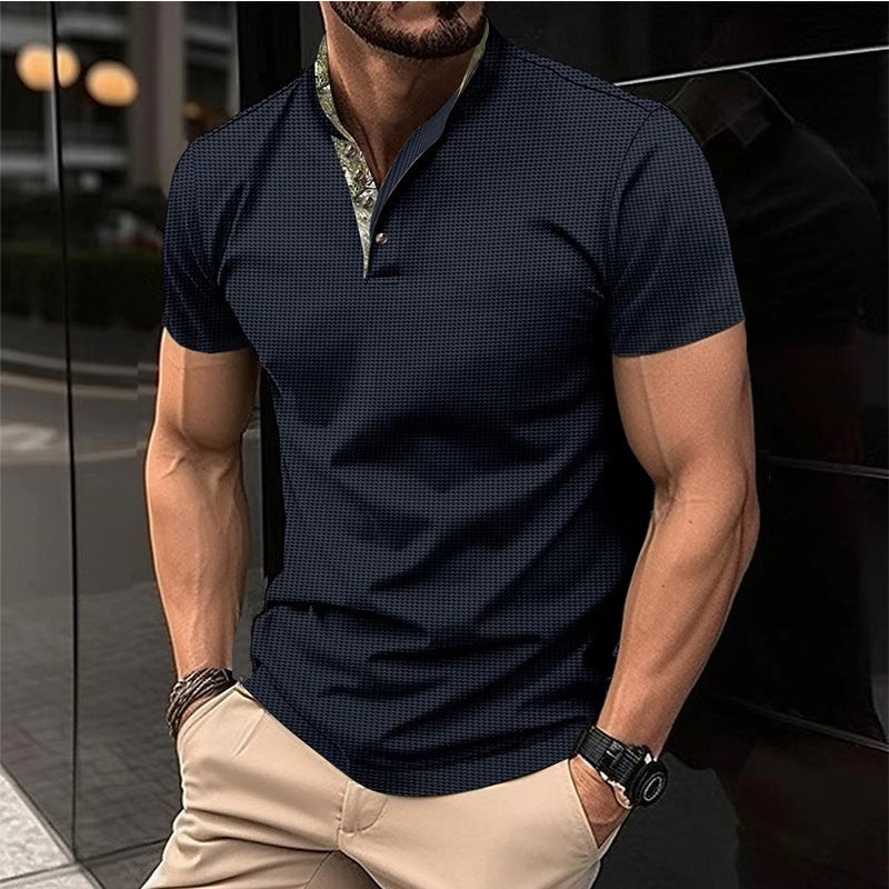Men's Large Size Casual Polo Shirt