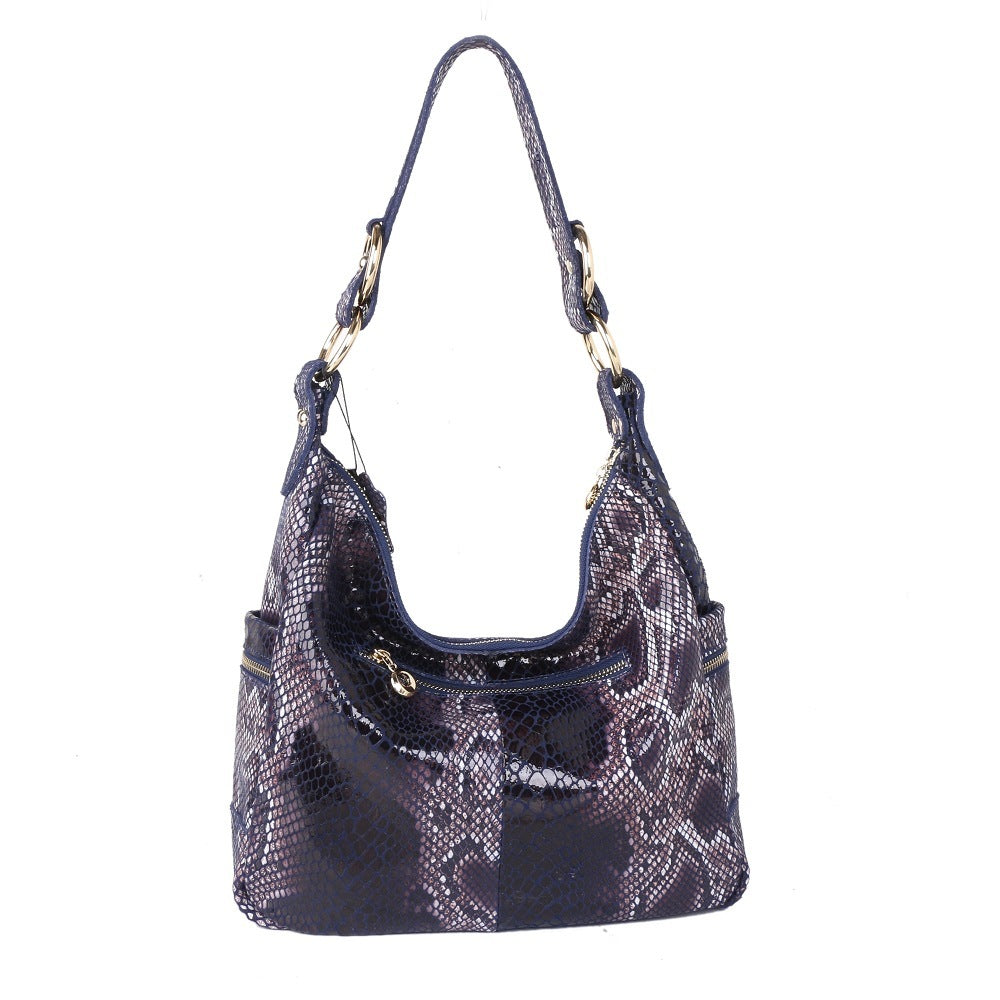 Women's Large Capacity Genuine Leather Crossbody Shoulder Bag 29x10x26