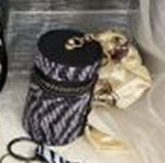 Silk Scarf Mini Keychain Storage 9.7x5cm